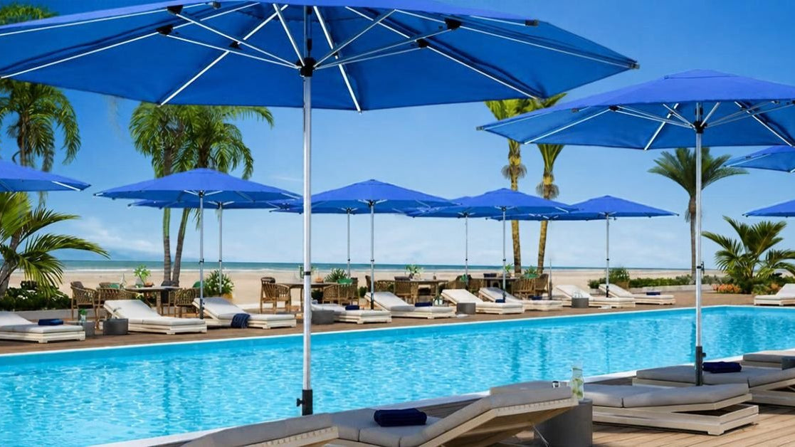 Shadowspec Oasis™ center pole umbrella: when it is the right specification - Umbrello Malaysia