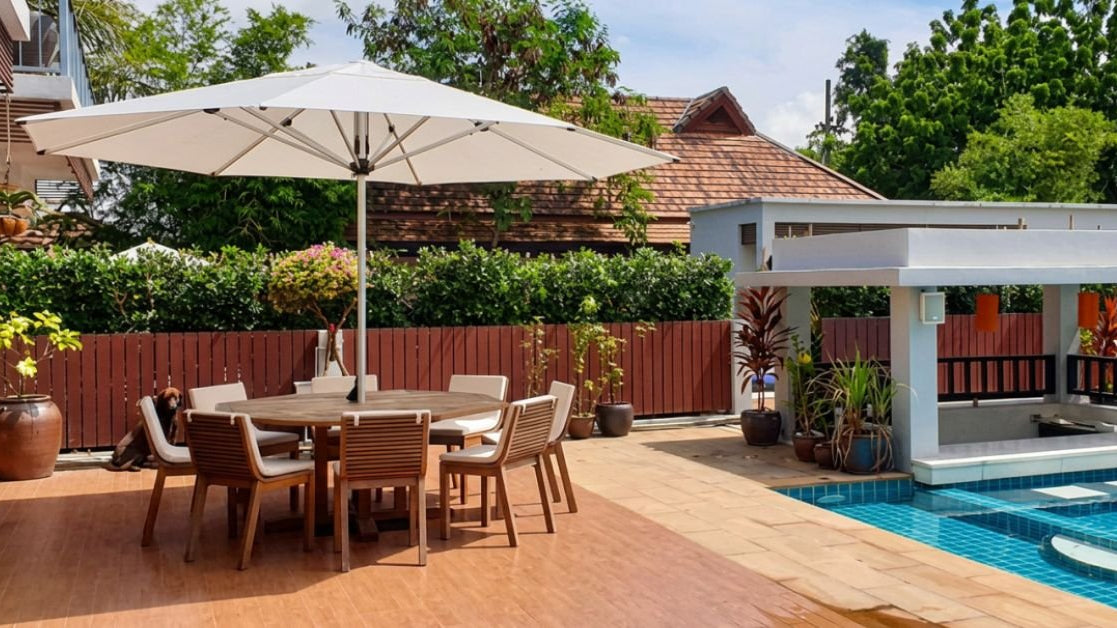 How to Match Outdoor Furniture and Umbrellas - Umbrello Malaysia