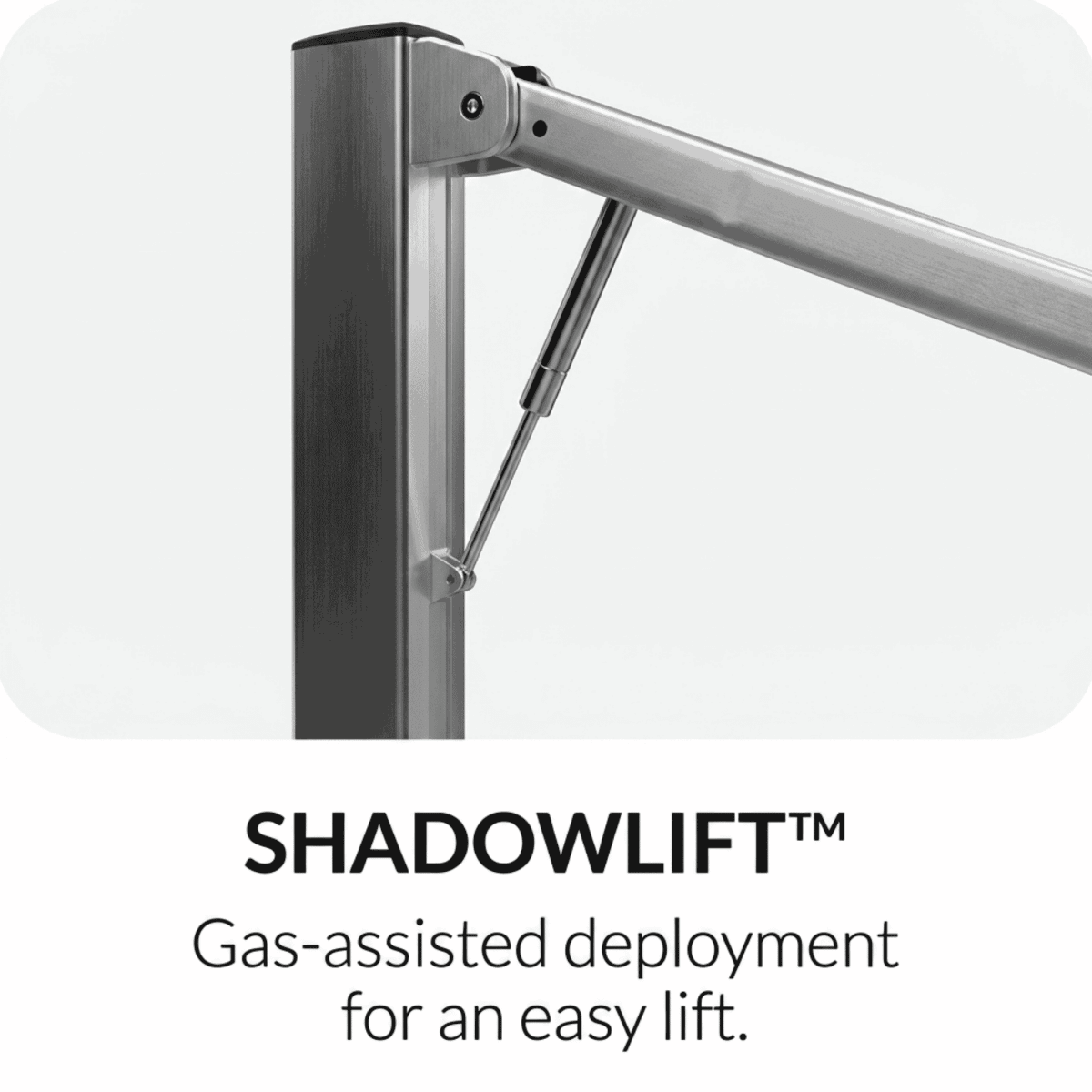 Shadowspec Shadowlift mechanism for cantilever umbrellas