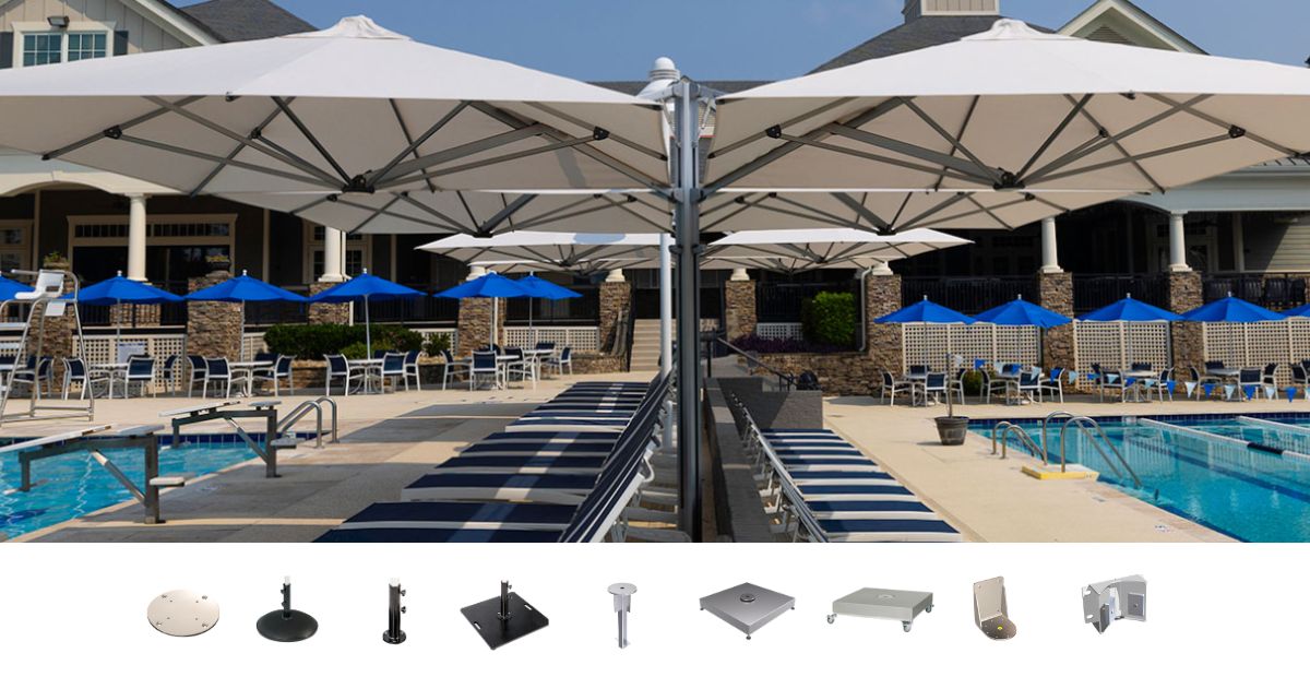 Outdoor umbrella bases and anchoring: what you need to know before installation - Umbrello Malaysia