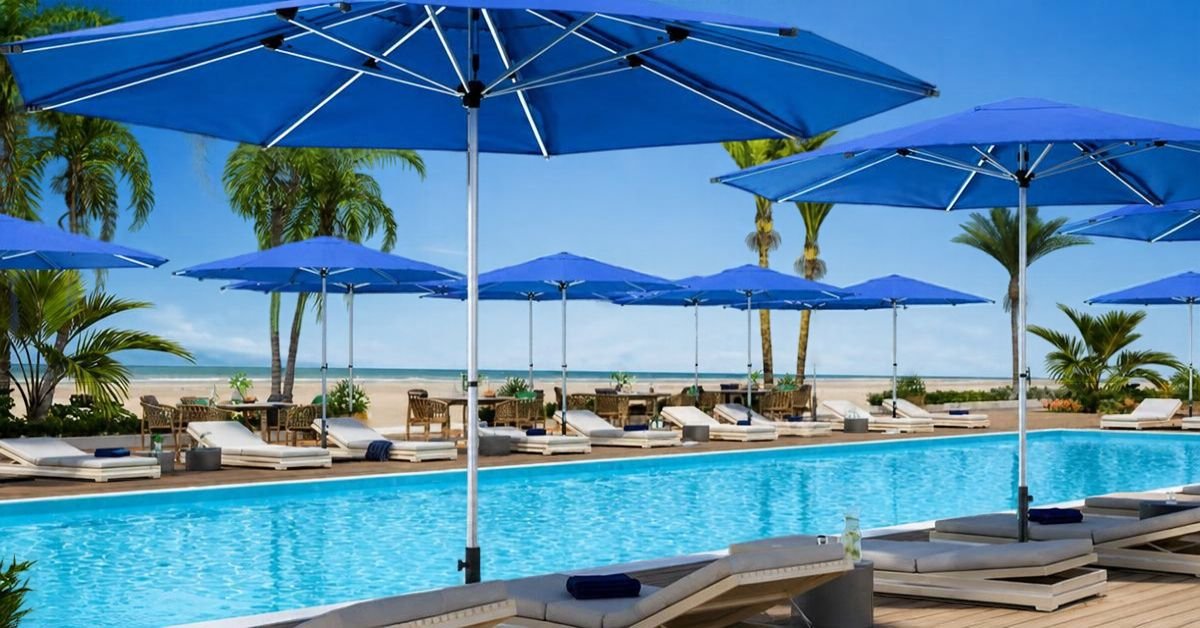 Shadowspec Oasis™ center pole umbrella: when it is the right specification - Umbrello Malaysia
