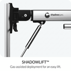 Shadowspec Shadowlift gas assisted deployment for an easy lift