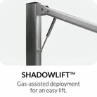 Shadowspec Shadowlift mechanism for cantilever umbrellas