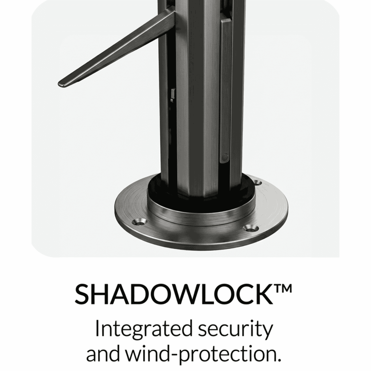 Shadowlock mechanism for Shadowspec Unity umbrella
