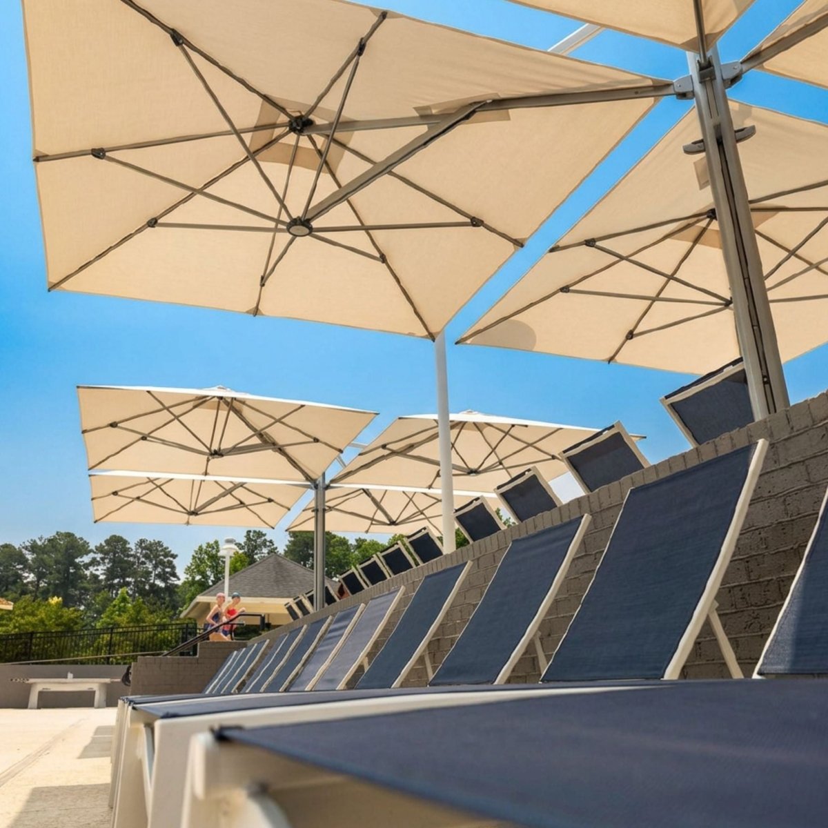 Shadowspec - Unity™ Quattro Multi-Canopy Cantilever Umbrella - Umbrello Malaysia